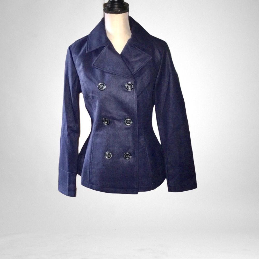 Midnight Navy Pea Coat